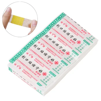 

100Pcs Medical Plaster Wound Patches Emergency Kit Waterproof Bandages First Aid Hemostasis Band-Aid Stickers
