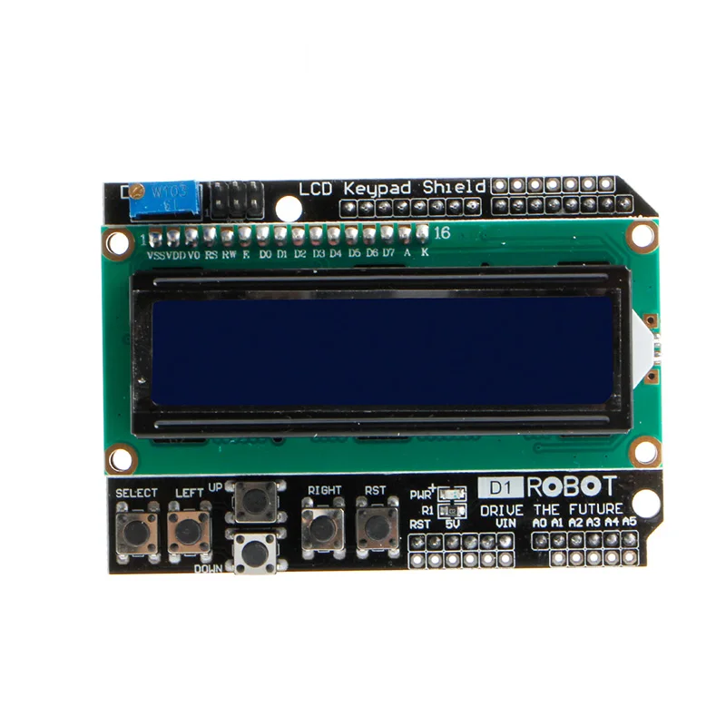 

16x2 LCD LCD1602 Keypad Shield Module Display For LCD Shield MEGA Drop Ship Support