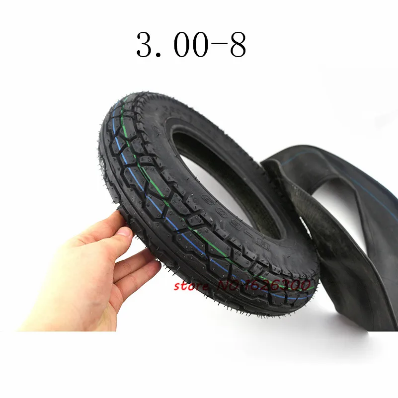 

High quality 3.00-8 Tire & inner tube 4PR tyre fits for Gas and Electric Scooters Warehouse Vehicles Mini Motorcycle