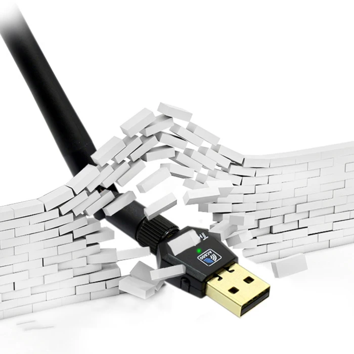 Wifi антенна сети карта Двухдиапазонная 600 Мбит/с USB 2,4G 5,8G адаптер для домашнего офиса FKU66