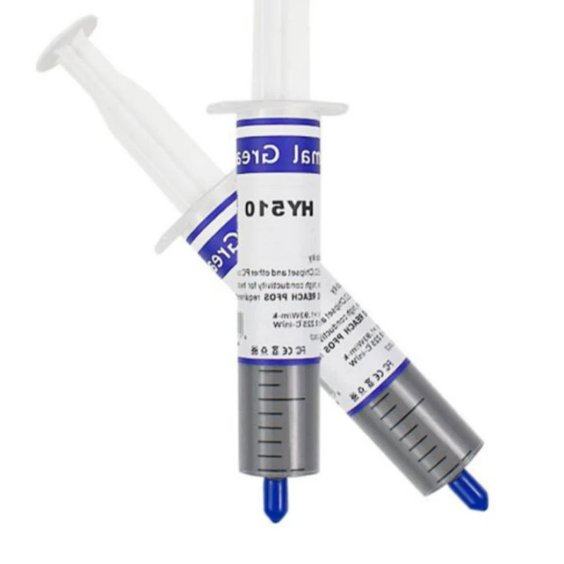 1.93W/m-k HY510 25g Silicone Thermal Paste Heat Transfer Grease Heat Sink CPU GPU Chipset Notebook Computer Cooling Syringe thermal conductive paste,thermal paste