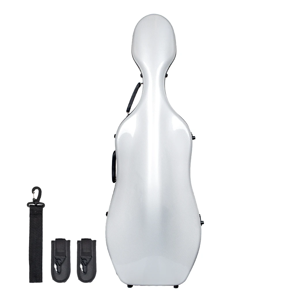 Fibra de Carbono Case com Rodas Lommi Case Violino Violoncelo Fibra Vidro Hardshell Super Suporte Segurança 300kg Pressão 4 - - Image 6