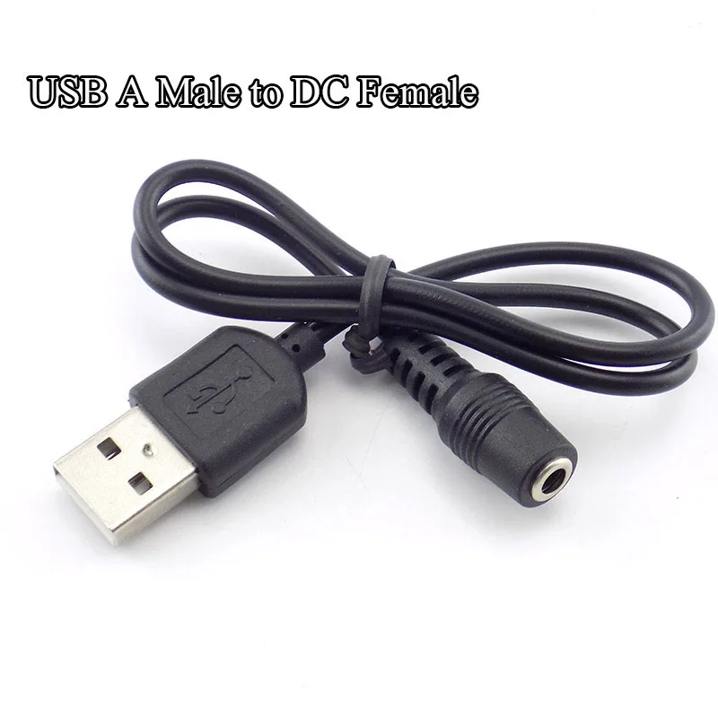 USB тип A штекер к 1 35x3 5 мм DC гнездовой преобразователь разъем питания