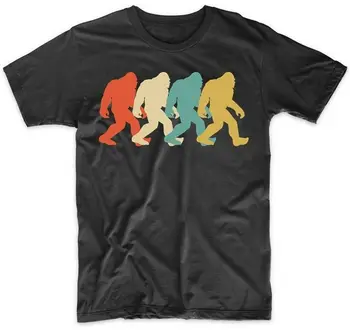 

Bigfoot Silhouette Retro Pop Art Sasquatch Graphic T-Shirt