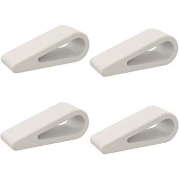 

4 Pack Laptop Stands, Portable Lightweight Anti-Slip Silicone Desk Riser Durable Flatform Kickstand Holder,White