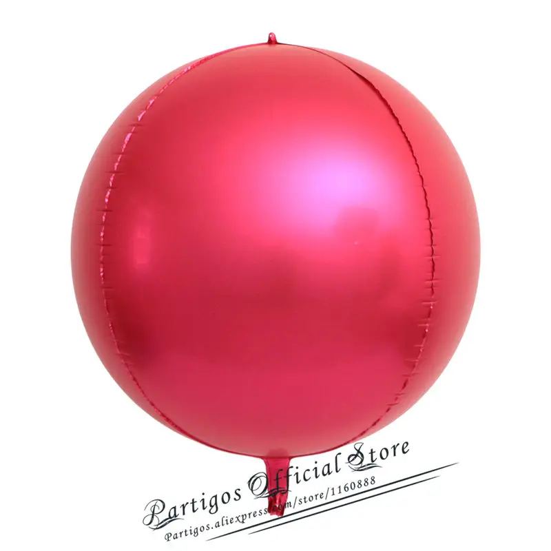 Rose Gold 4D Foil Balloons Set - Metallic Rainbow Balloon Decor