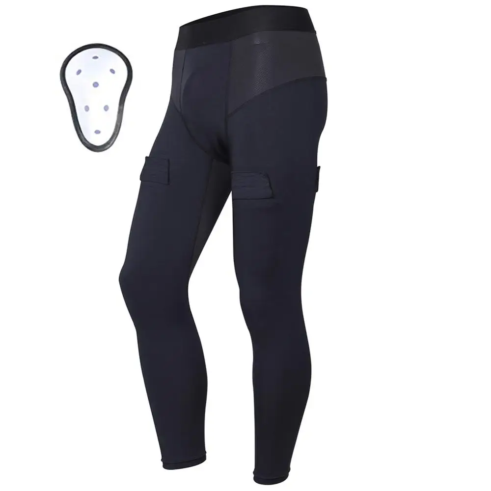 Coldoutdoor Compression Hockey Pants With Athletic Cup & Sock Tabs