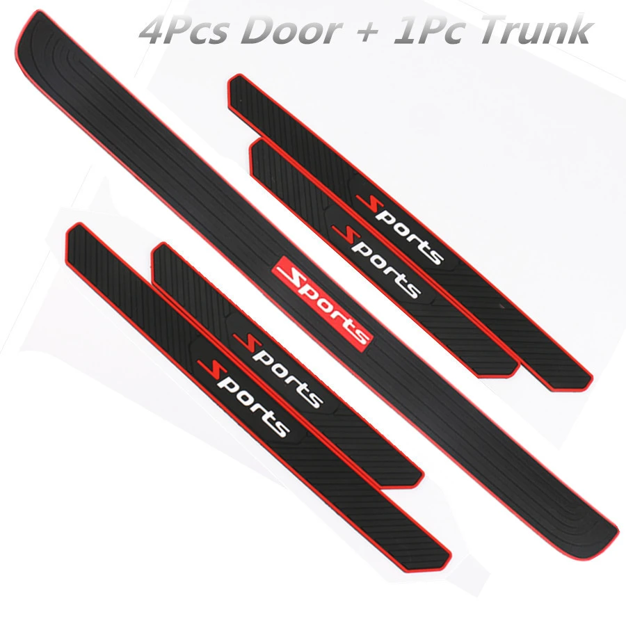 Спортивная стильная Накладка на порог автомобильной двери Защитная панель