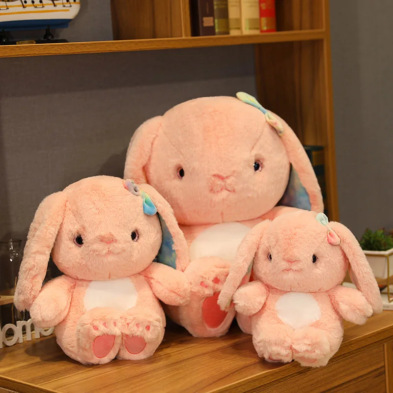 Rabbit Plush Toy Soft Bunny Animal Plush Toys Kawaii Girl Child Stuffed Dolls Cute Bunny Anime Plushie Pink White Stuffed Doll Stuffed Plush Animals Aliexpress