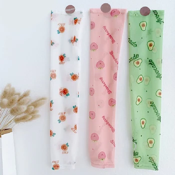 

Outdoor Sunscreen Sleeves Print Women Long Section Ice Sleeves Driving Breathable Sweat Arm Sleeves For Sun Protection Hot Sale