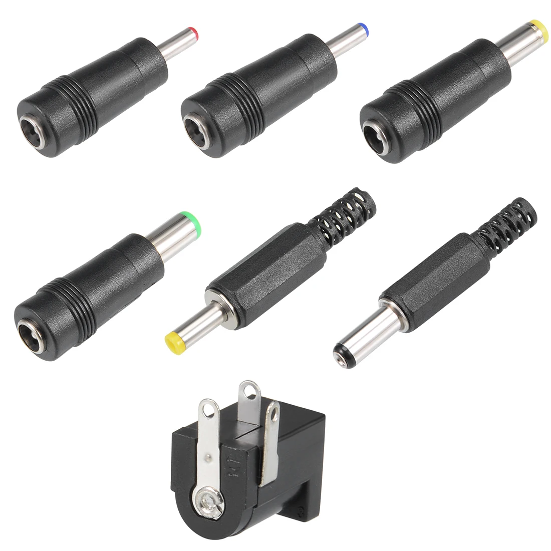 

uxcell 1/5/10Pcs DC Power Connectors Jack Solder Connector Adapter Audio Video to another end Terminal for Camera Connected