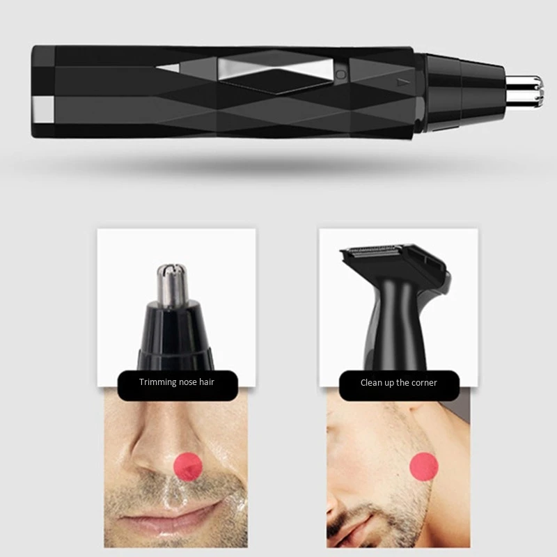 Электрический мужской триммер для волос в носу, USB триммер для волос, мини-триммер для бритья бровей, формовочный нож, набор многофункциональных бритв для удаления волос
