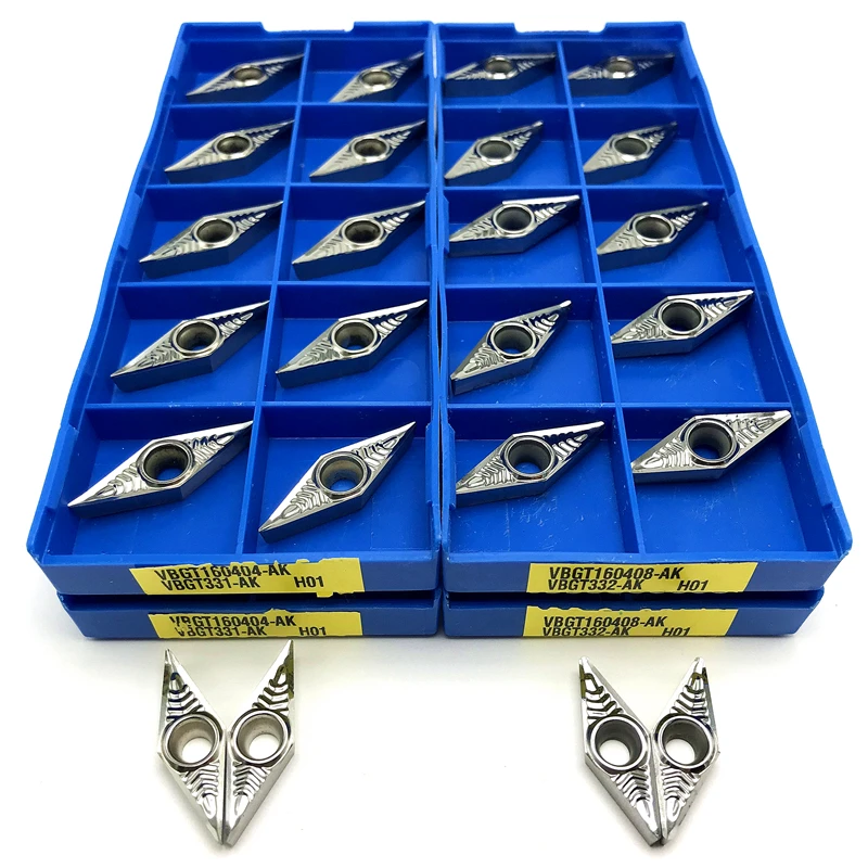 Vbgt160402 Vbgt160404 Vbgt160408 Ak H01 Aluminum Tool Carbide Inserts
