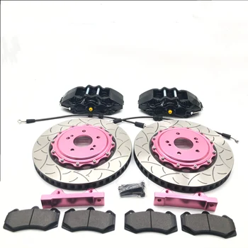 

Jekit Top Quality Six Piston Brake Caliper 355*32mm Disc Rotor for Golf 6R year 2013 front rim 18 car wheel