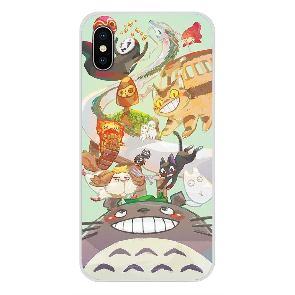 Аксессуары чехлы для телефонов студии ghilii Totoro Huawei G7 G8 P8 P9 P10 P20 P30 Lite Mini Pro P Smart Plus 2017