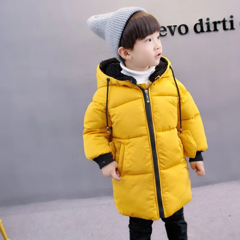 CROAL CHERIE/детские куртки для мальчиков пальто с мехом для маленьких девочек детская зимняя верхняя одежда и пальто флисовая одежда для девочек зимние парки с ушками медведя