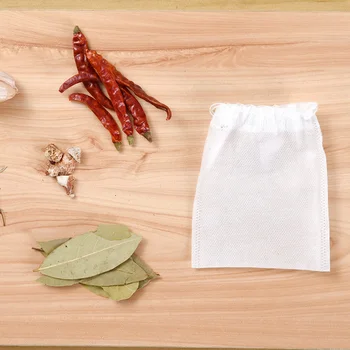 100Pcs/Lot Teabags 5 x 7CM Empty Scented Tea Bags With String Heal Seal Filter Paper for Herb Loose Tea 5