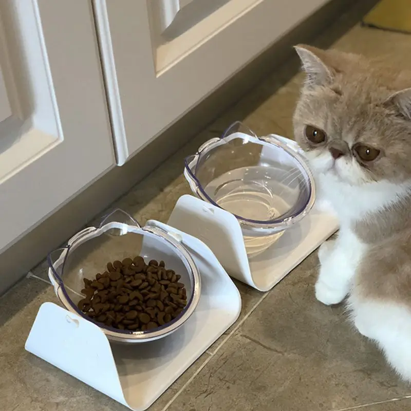 15 градусов портативные миски для кошек коническая Регулируемая питательная миска для домашних животных миска для кормления собак и кошек миски для питьевой воды посуда