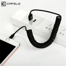 USB Charging Cable for iPhone XS MAX XR X 8 7 Plus Data Sync Cable for iPhone Flexible Spring Cable