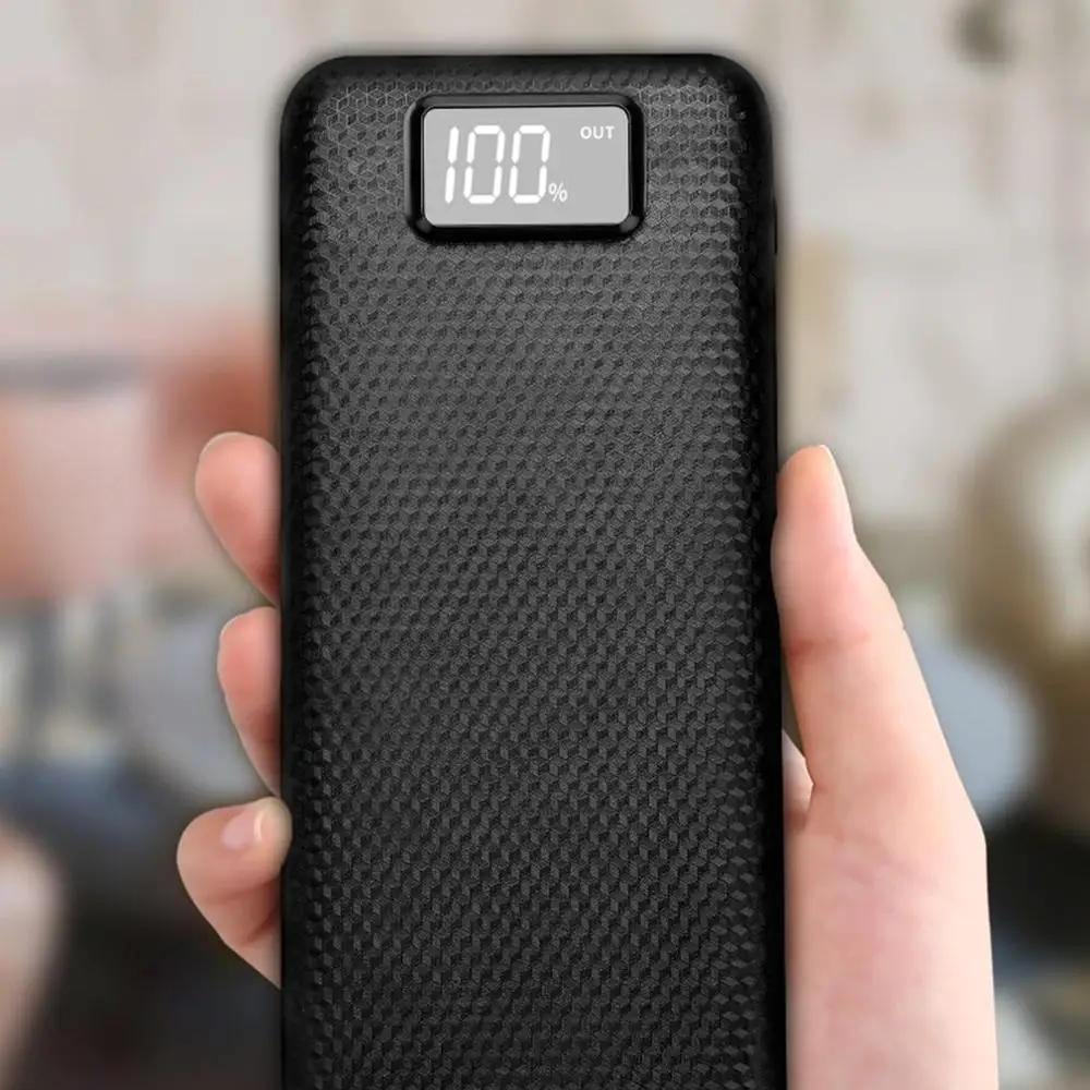 Внешний аккумулятор, корпус, ЖК-дисплей, двойной USB выход, внешний аккумулятор, комплекты DIY, модуль, корпус питания, портативная внешняя коробка, без батареи