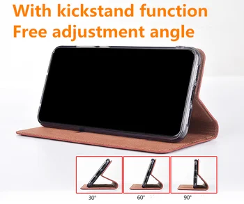 

Bark Pattern Genuine Leather Magnetic Flip Phone Case For Sony Xperia XZ1/Xperia XZ1 Compact Phone Cover Card Slot Holder Coque