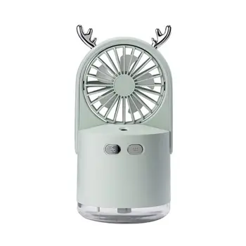 

Multi-function Standing USB Charging Mini Fan With Mirror Portable Mini Electric Fan For Student Dormitory outdoor