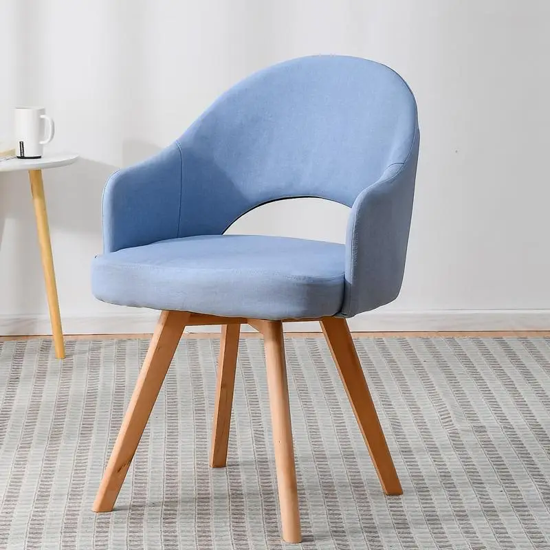 Modern Wood Restaurant Economical Backrest Chairs Nordic Scandinavian Style Lazy Dinning Chairs Creative Home Bedroom IMS Stools - Color: B2  H78cm