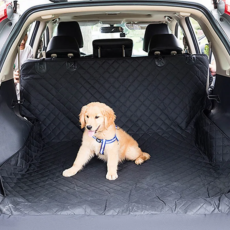 Dog Car Trunk Mat Hammock Boot Pet Seat Cover Barrier Protect Floor from Spills Scratches Non-slip Waterproof Foldable Carpet