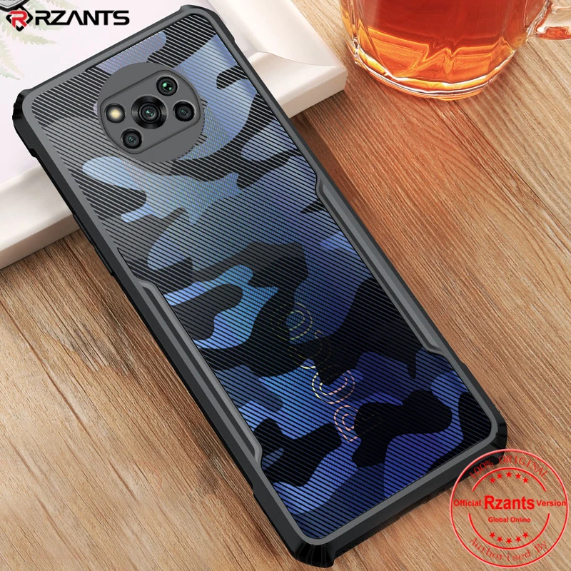 Rzants For Xiaomi POCO X3 NFC X3 GT  POCO X3 PRO Case Camouflage Beetle Hard Shockproof Ant-Drop Ultra Slim Thin Phone Cover