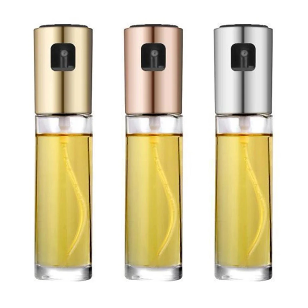 Glass Oil Pump Spray Bottle Olive Oil Sprayer Oil Dispenser BBQ Salad Baking Roasting Kitchen Cooking Tools K1212 G