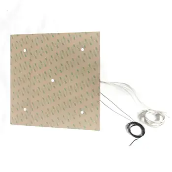 

235*235mm 120V 50W Silicone Rubber Heating Pad For 3D Printer Heating Bed