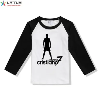 

LYTLM Cristiano Ronaldo Kids Toddler Boy Clothes Fall Little Girl Winter Tops Modal Raglan Long Sleeve Kids Girls Tshirt Vestiti