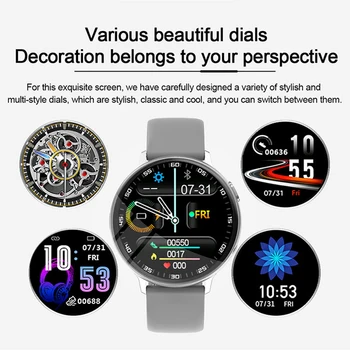 

2020 New Smart Watch Q16 Bluetooth Call Full Touch Round Screen Heart Rate Monitor Fitness Tracker Smart Watch Men And Women