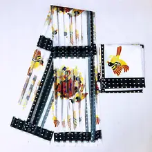 Горячая 4+ 2 ярдов/шт. Уникальная органза шелк воск Высокое качество Африканский шелк органза воск принты ткань для DIY платье цена