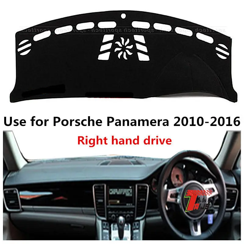 Taijs правый руль старая модель автомобиля Приборная панель коврик для Porsche Panamera 2010- Анти Пыль производительный классический простой кусок