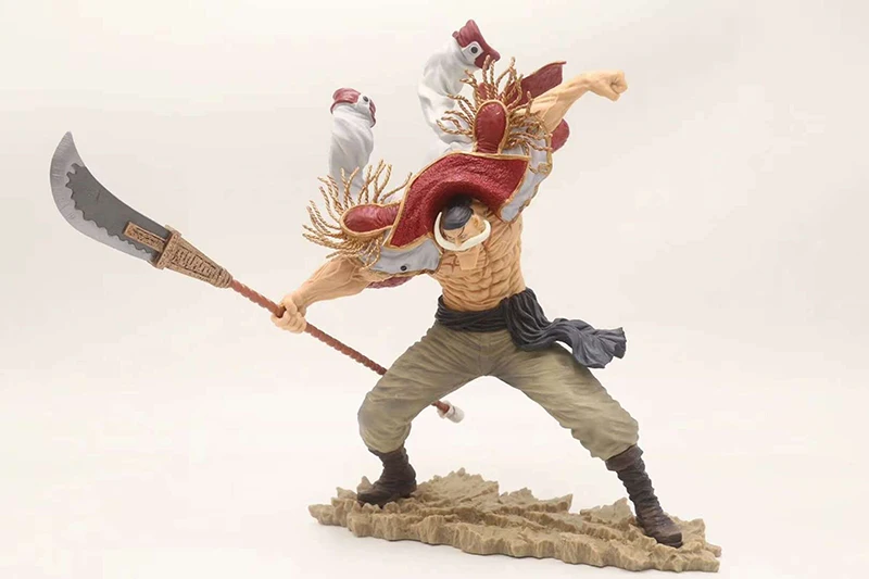 One Piece Anime Jogo Periférico Armas 27CM Edward Newgate Quatro  Imperadores White Beard Clump Cloud Cut