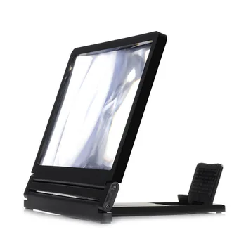 

3D Mobile Phone Screen Magnifier HD Video Amplifier Smartphone Expander Enlarge Stand FKU66