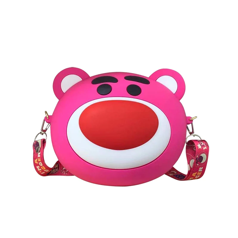 Q UNCLE Kawaii 3D мультяшная стильная сумка через плечо, сумка для девочек, силиконовая наплечная сумка для мобильного телефона, сумка на плечо с цепочкой, кошелек, кошельки