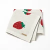 Newborn Baby Blanket Knitted Infant Girl Cradle Plaid Bedding Sofa Cute Strawberry Quilts Toddler Boy Stroller Soft Wrap Swaddle 1