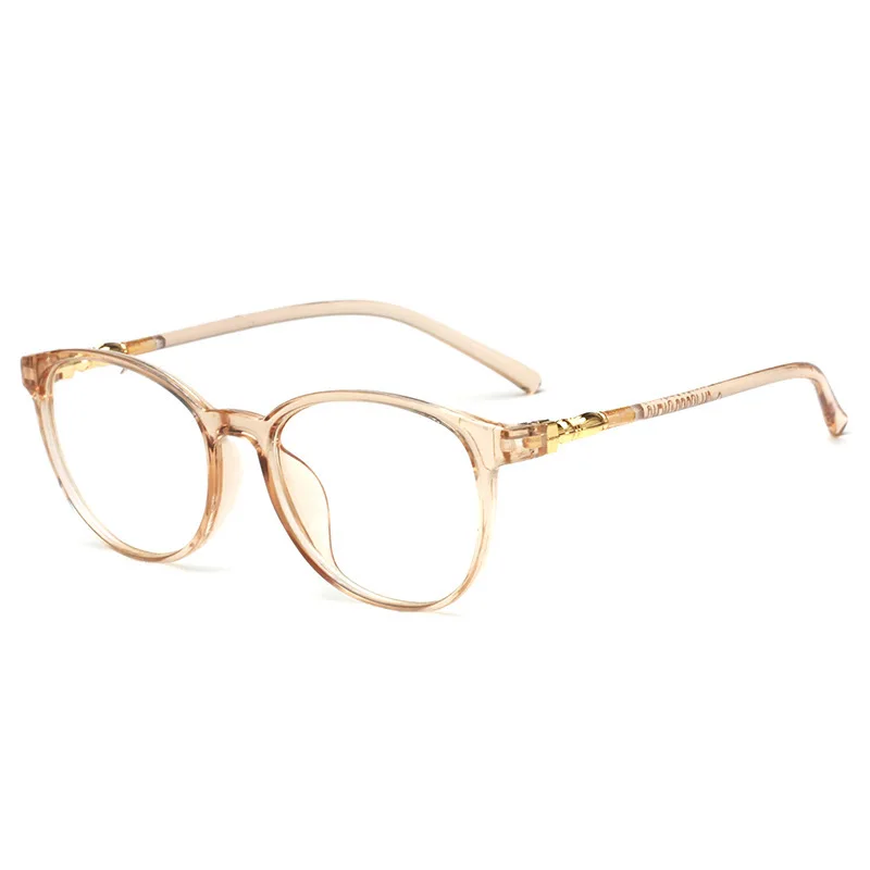 

New type of men's and women's spectacles frame, oval transparent, large frame