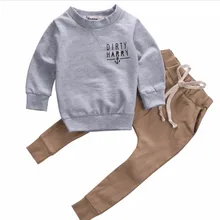 Детский свитер, комплекты одежды комплект из 2 предметов, зимний хлопковый свитер и штаны для новорожденных модный детский повседневный комплект из 2 предметов scallywag crew