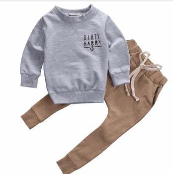 

Kids Baby sweater clothes sets 2PCS Winter Newborn baby cotton sweater and pants trend baby 2pcs Casual Outfits scallywag crew