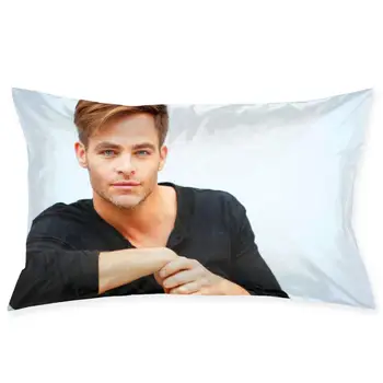 

Chris Pine Fashionable pillowcase and rectangular decorative pillowcase 20 "x30"