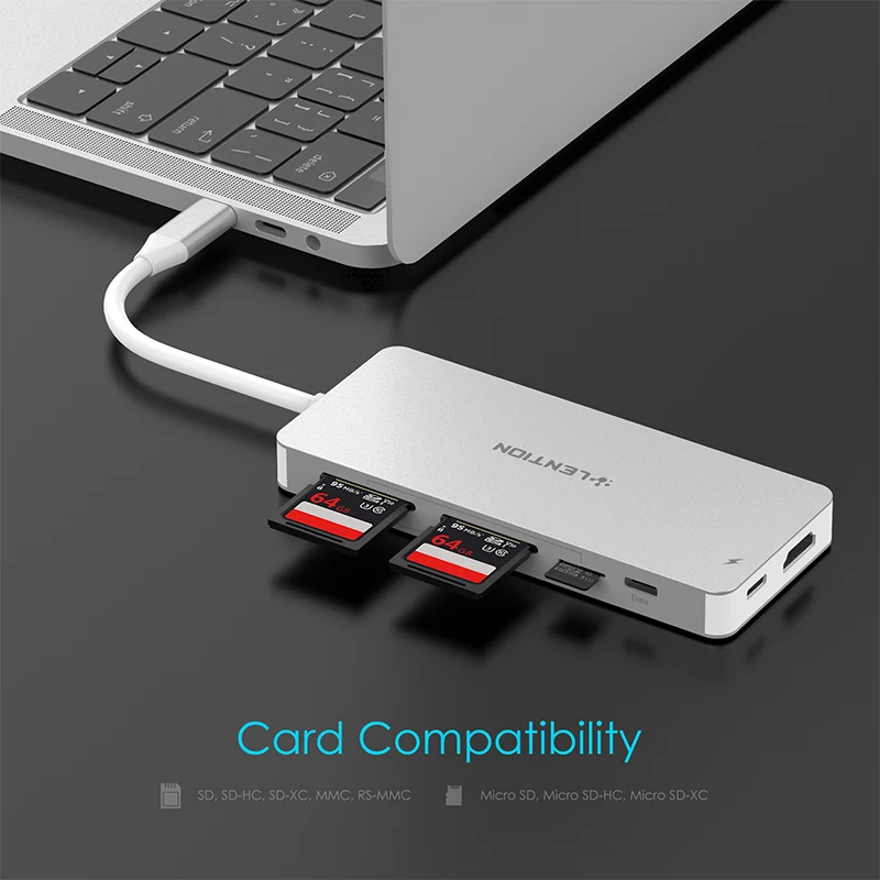  Thunderbolt 3 Dock USB Type C to HDMI HUB Adapter for MacBook Samsung Dex Galaxy S10/S9 USB-C Conve