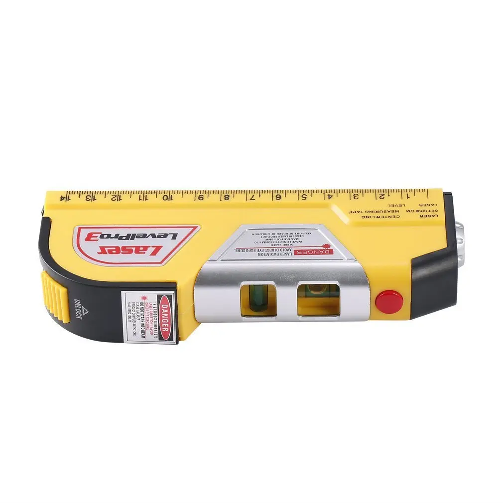 Infrared Laser Level Ruler Horizontal Meter Tape Scale Multi functional Measure Instrument Vertical Equipment Measuring Tool|Лазерные