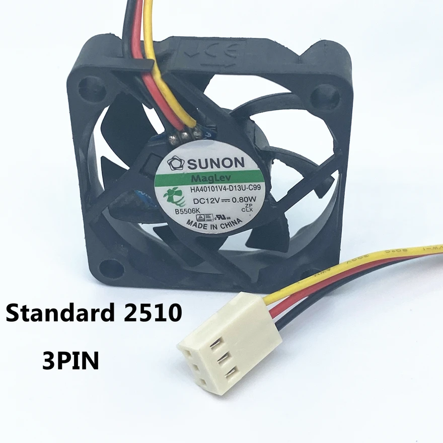 3Pin, 4010, 40mm, 40x40x10mm, 4cm, HA40101V4-D13U-C99, DC12V, 0.8W