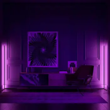 

Modern Decor Led Floor Lamp Corner Bright Floor Light Coloful Home Living Room Decoration Standing Lamp Club Atmosphere Lighting