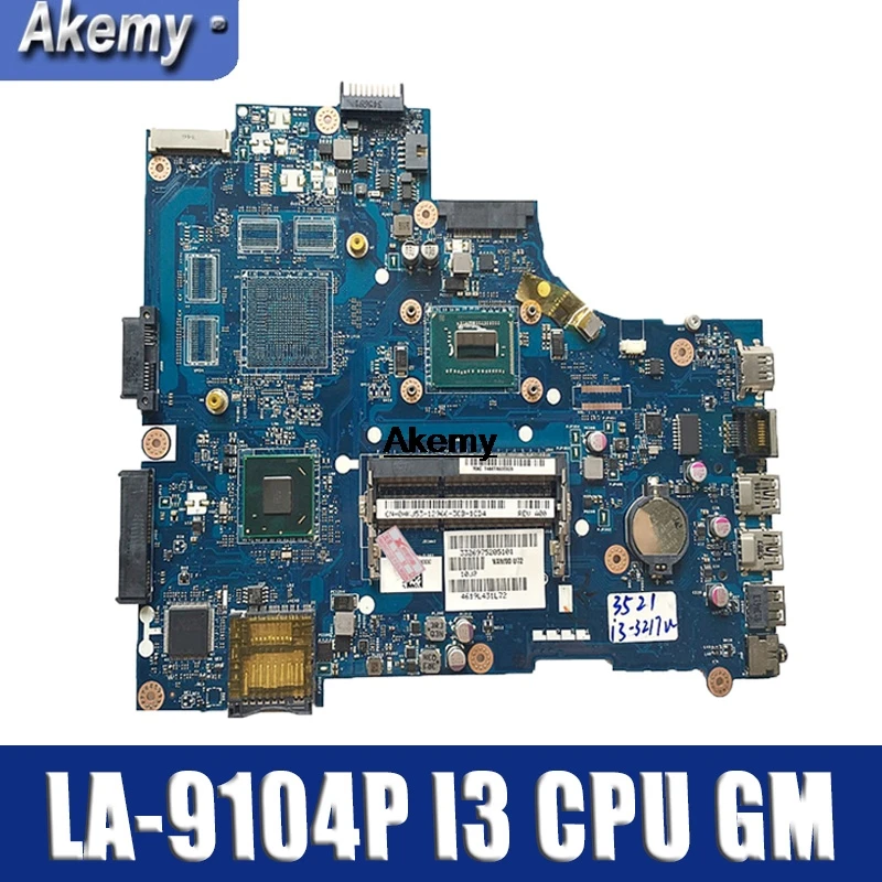 

CN-0DNFV5 DNFV5 FOR DELL INSPIRON 2521 3521 5521 laptop motherboard VAW00 LA-9104P REV:1.0 mainboard NOTEBOOK PC W/ i3 CPU
