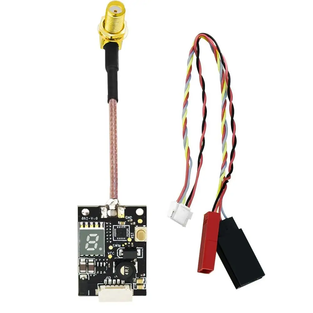АКК X1/x1p 40CH 25mW 200mW 600mW переключаемый FPV передатчик с кнопкой и цифровым дисплеем|fpv