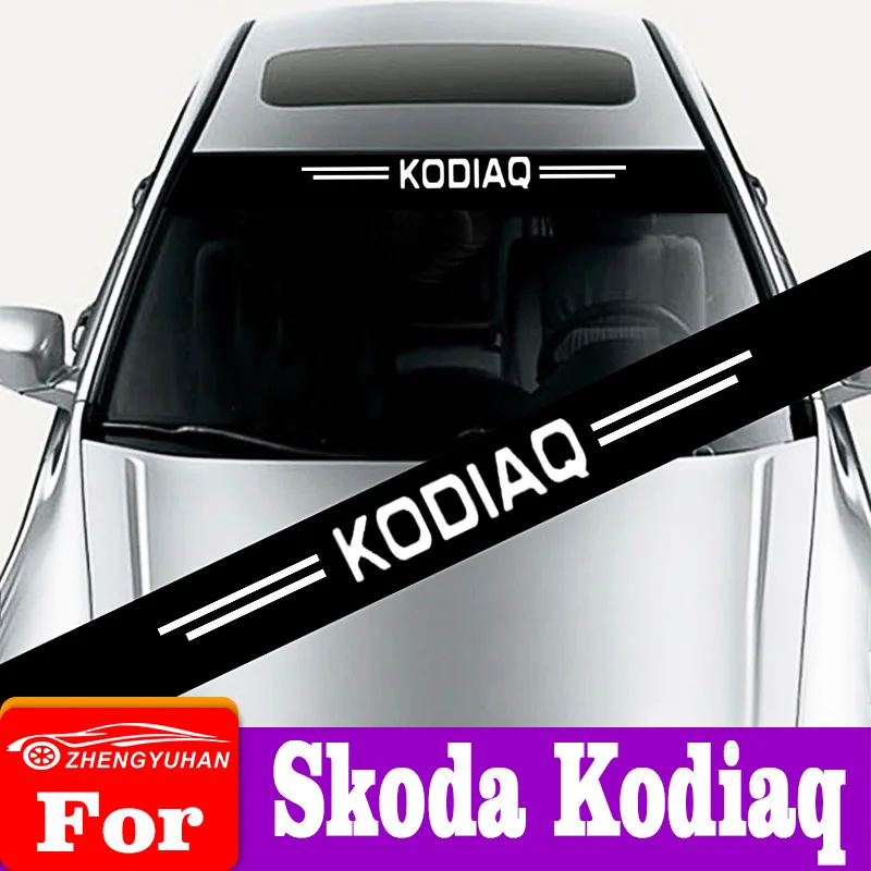 Наклейка на лобовое стекло для Skoda Kodiaq | Автомобили и мотоциклы